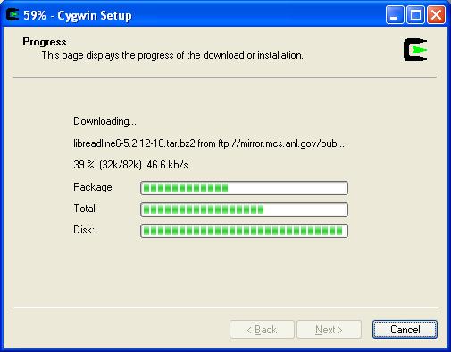 Install Progress Install Progress