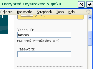 KeyScambler encrypting password KeyScambler encrypting password