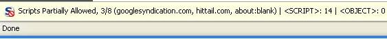 [No Script Status Bar]