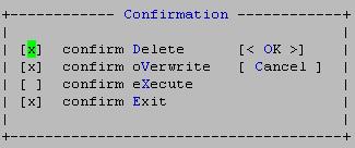[Fig: File operations confirmation in mc]