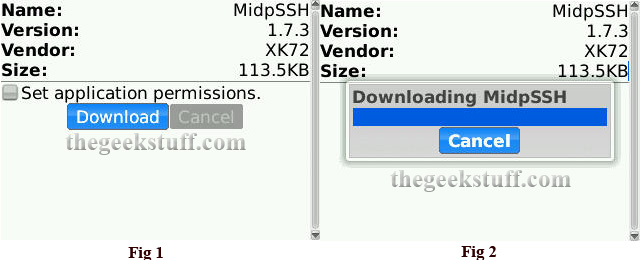 Download MidpSSH to BlackBerry Phone Download MidpSSH to BlackBerry Phone