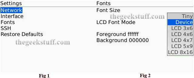 SSH Client Font Change for BlackBerry Pearl SSH Client Font Change for BlackBerry Pearl