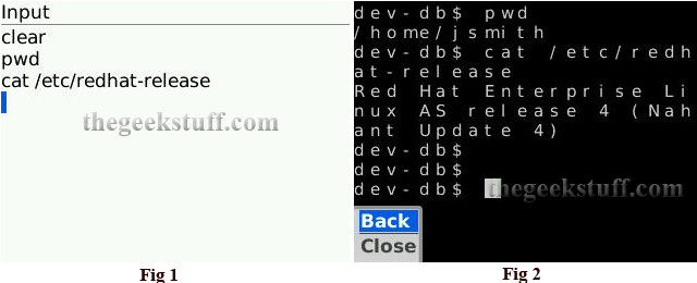 Multiple Linux Commands on SSH for BlackBerry Phone Multiple Linux Commands on SSH - BlackBerry Phone