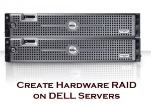 DELL Server LSI Logic Create Hardware RAID