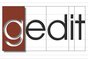 Unix gEdit Editor Logo