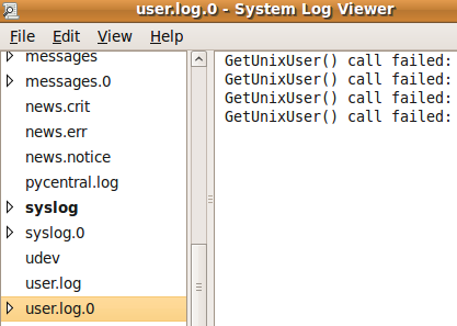 Ubuntu System Log File Viewer - Real Time Log Updates