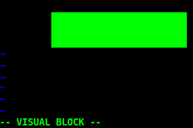 Draw boxes on a blank filled areas inside a text file